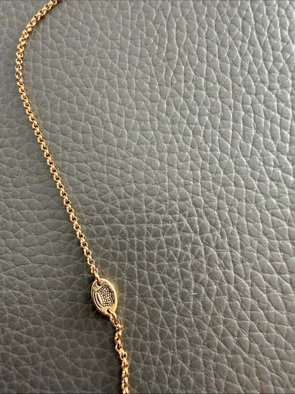 Juicy Couture Rose Gold Tone Necklace with Pink Crystal Heart Pendant - Picture 3 of 5